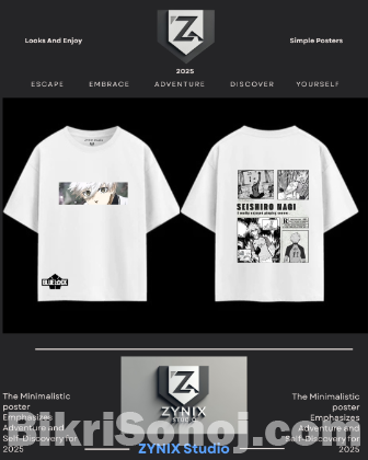 Drop Shoulder Customize T-SHIRT